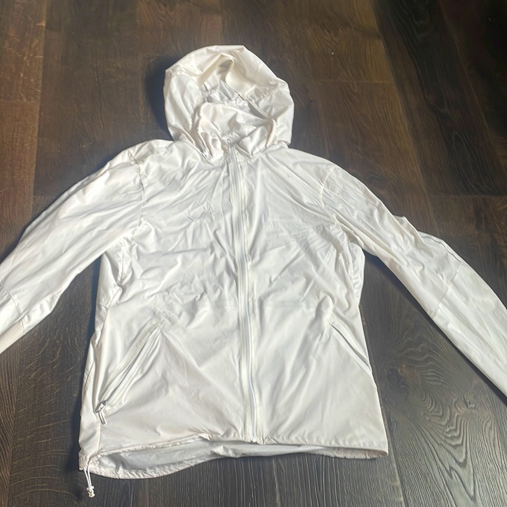 Lululemon white windbreaker